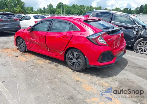 2018 Honda Civic Ex из США, поврежденный, VIN SHHFK7H50JU237988